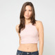 Karl Kani Γυναικεία αμάνικη μπλούζα Slogan Rib Cropped Racer Top